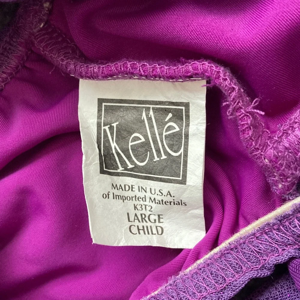 Kelle Large Child Sheer Layered One Shoulder Strap